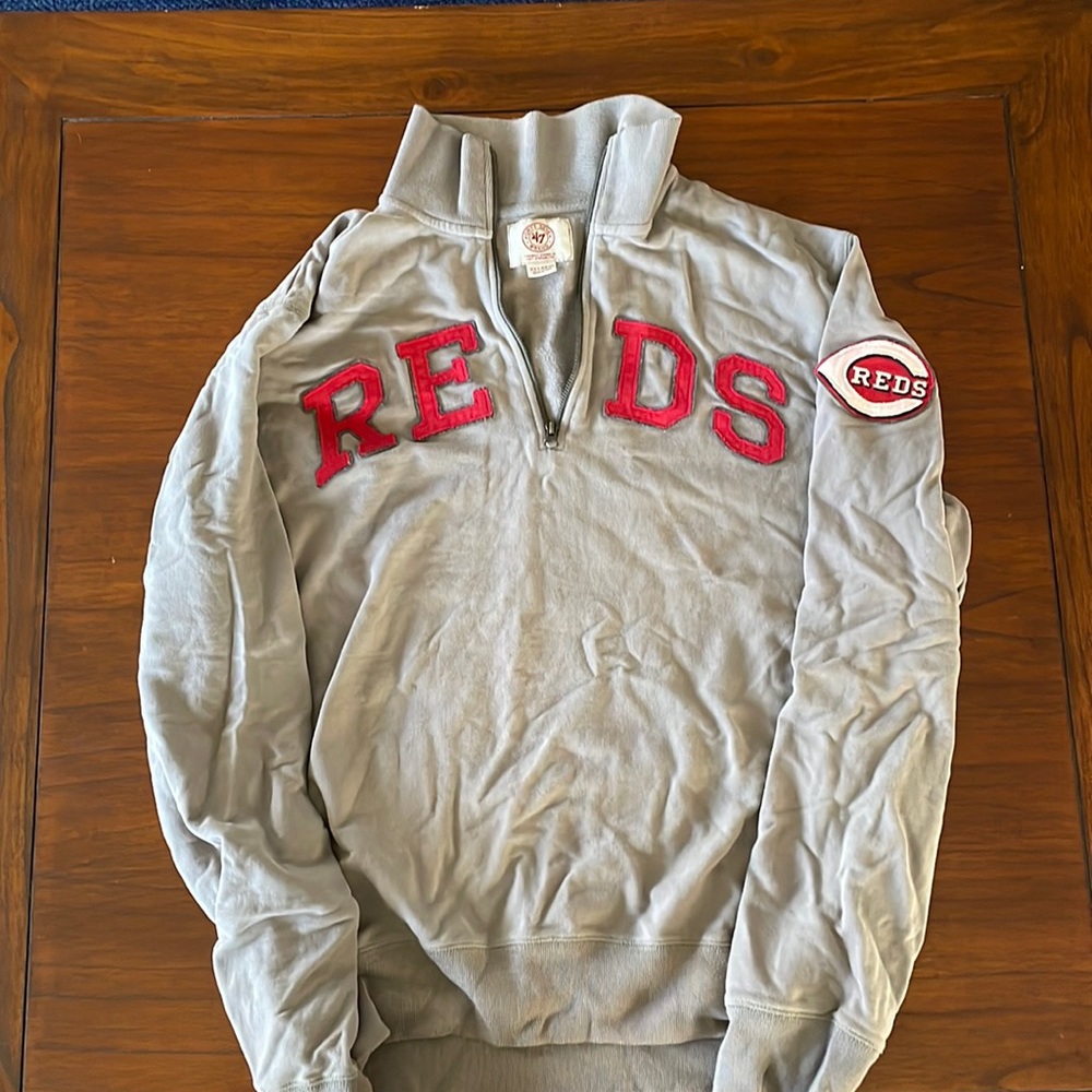 Cincinnati Reds quarter zip pullover, 47 Brand
